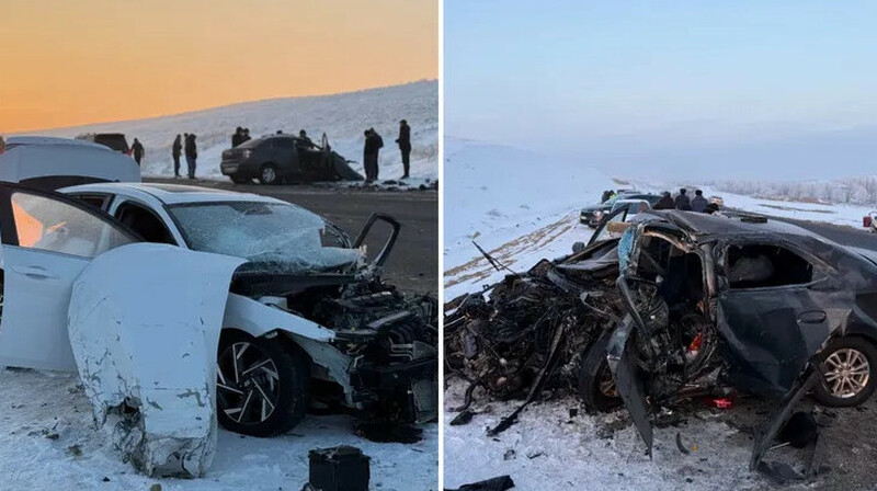 Три человека погибли в жуткой аварии на трассе Алматы – Бишкек