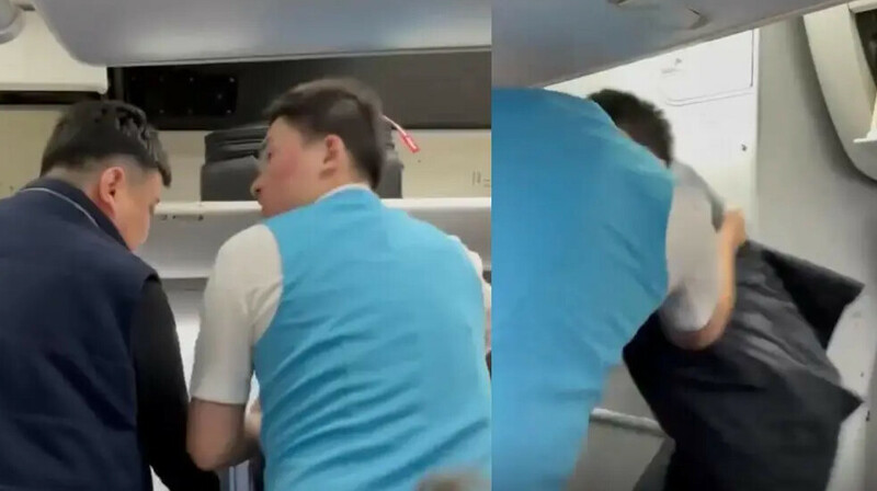 Нападение на бортпроводника в самолёте рейса Астана - Актау: пассажир задержан