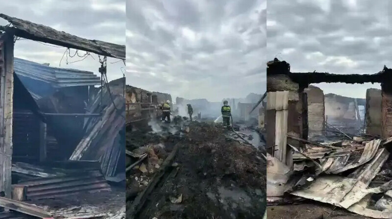 Шесть человек сгорели заживо в страшном пожаре под Экибастузом