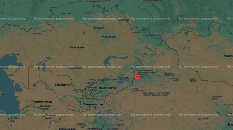 Землетрясение магнитудой 4,0 произошло близ границы Казахстана