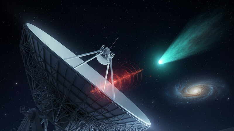 Учёные впервые поймали радиосигнал от межзвёздной кометы