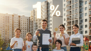 Кто из казахстанцев может получить ипотеку под 1 процент