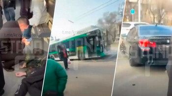 Двух человек сбили на автобусной остановке в Алматы